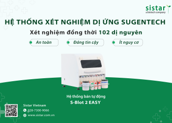 Bệnh viện Đại học Y Dược Shing Mark triển khai xét nghiệm 102 dị nguyên với Hệ thống S-Blot 2 Easy do Sistar Vietnam phân phối
