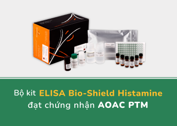 BỘ KIT ELISA BIO-SHIELD HISTAMINE ĐẠT CHỨNG NHẬN AOAC PTM