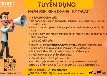 TUYỂN DỤNG NHÂN VIÊN SALES - KỸ THUẬT 